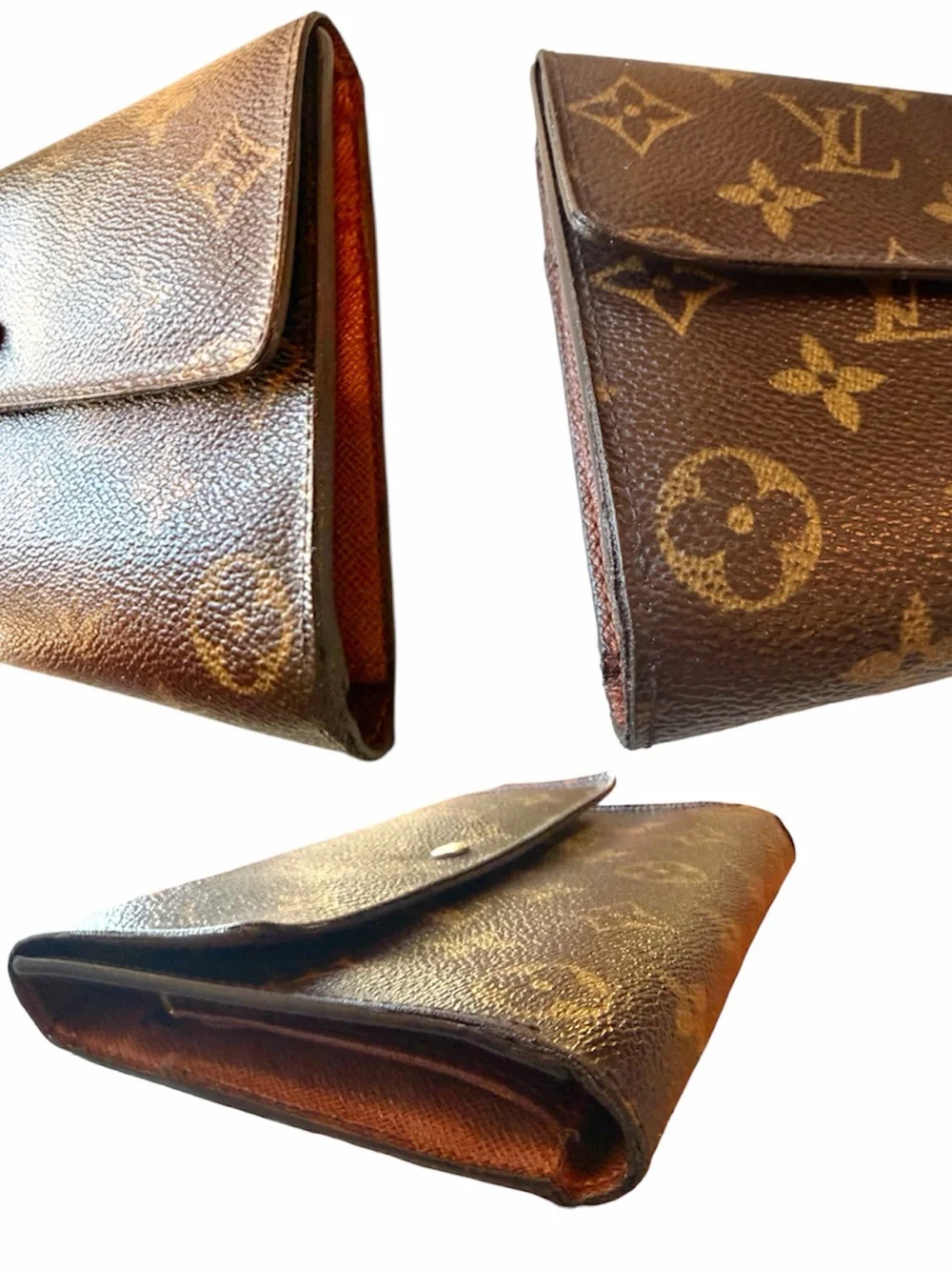 Louis Vuitton Monogram Pochette Passport Trifold Wallet Pochette Pass-Port